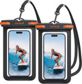 Lamicall wasserdichte Handytasche IPX8 2er Set bis 7 Zoll 7zoll-8zoll