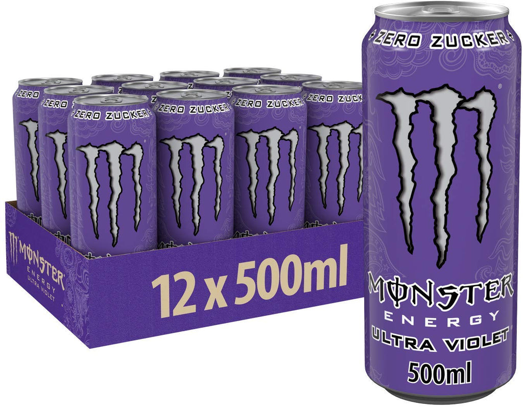 Monster Energy Ultra Fiesta Mango 12 x ohne Zucker, verschiedene Sorten