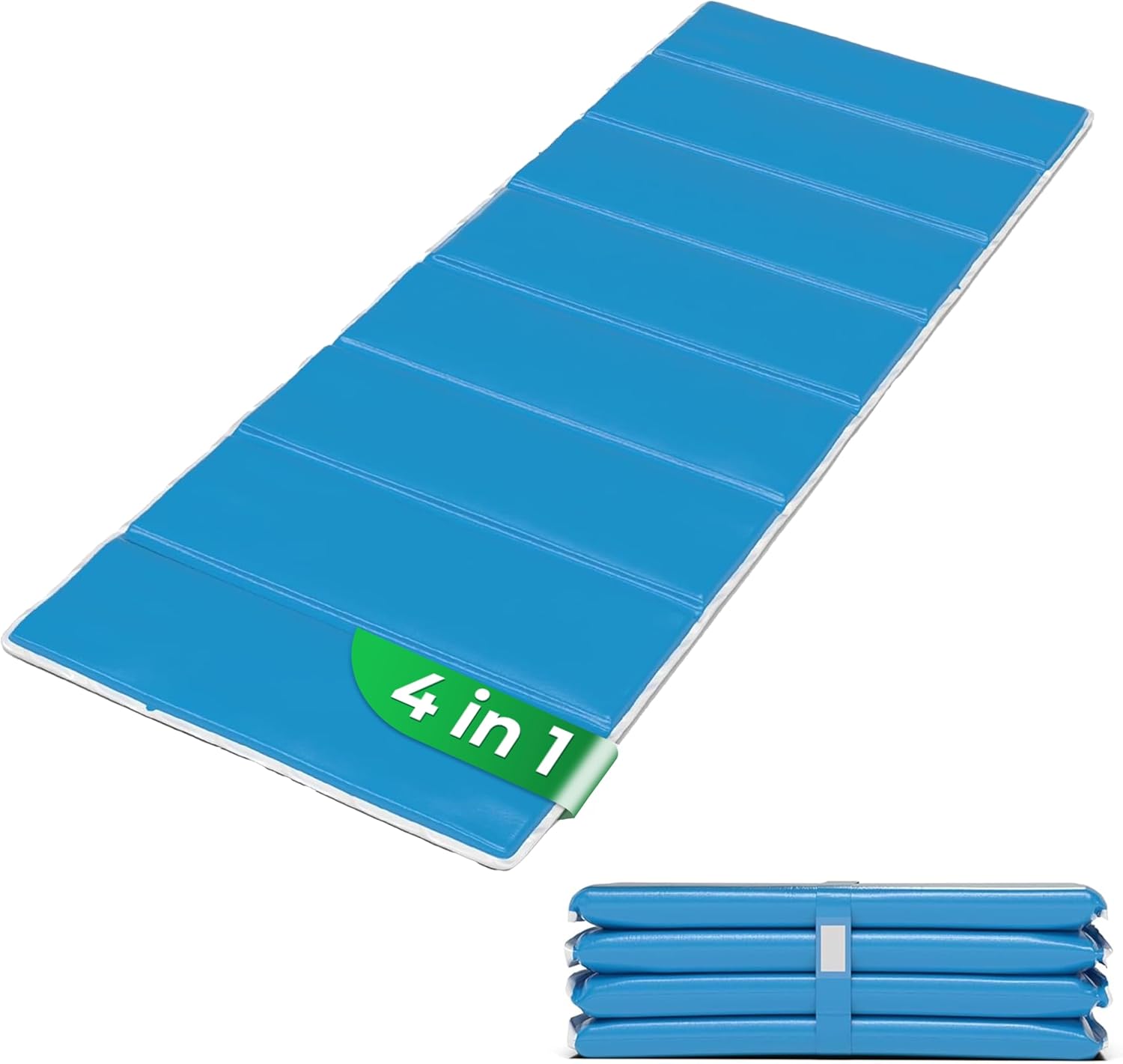StarK Strandmatte 4in1 faltbar 190x60 cm Wasserhaengematte Pool Gartenliege SkyBl