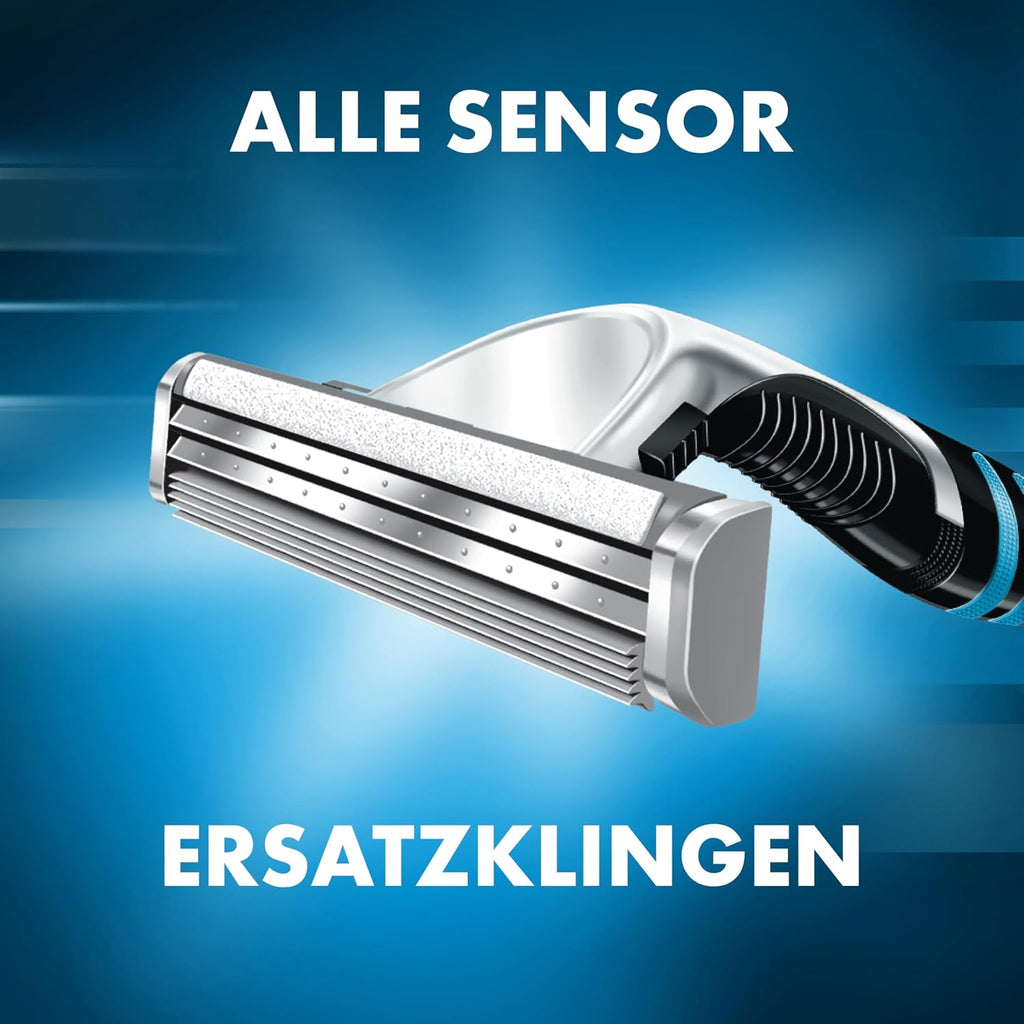 Gillette Sensor Excel Rasierklingen Herren 10 Stueck Ersatzklingen
