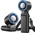 Akku Handventilator 3-in-1 mit Clip LED-Display 1-199 Stufen Tisch Nacken