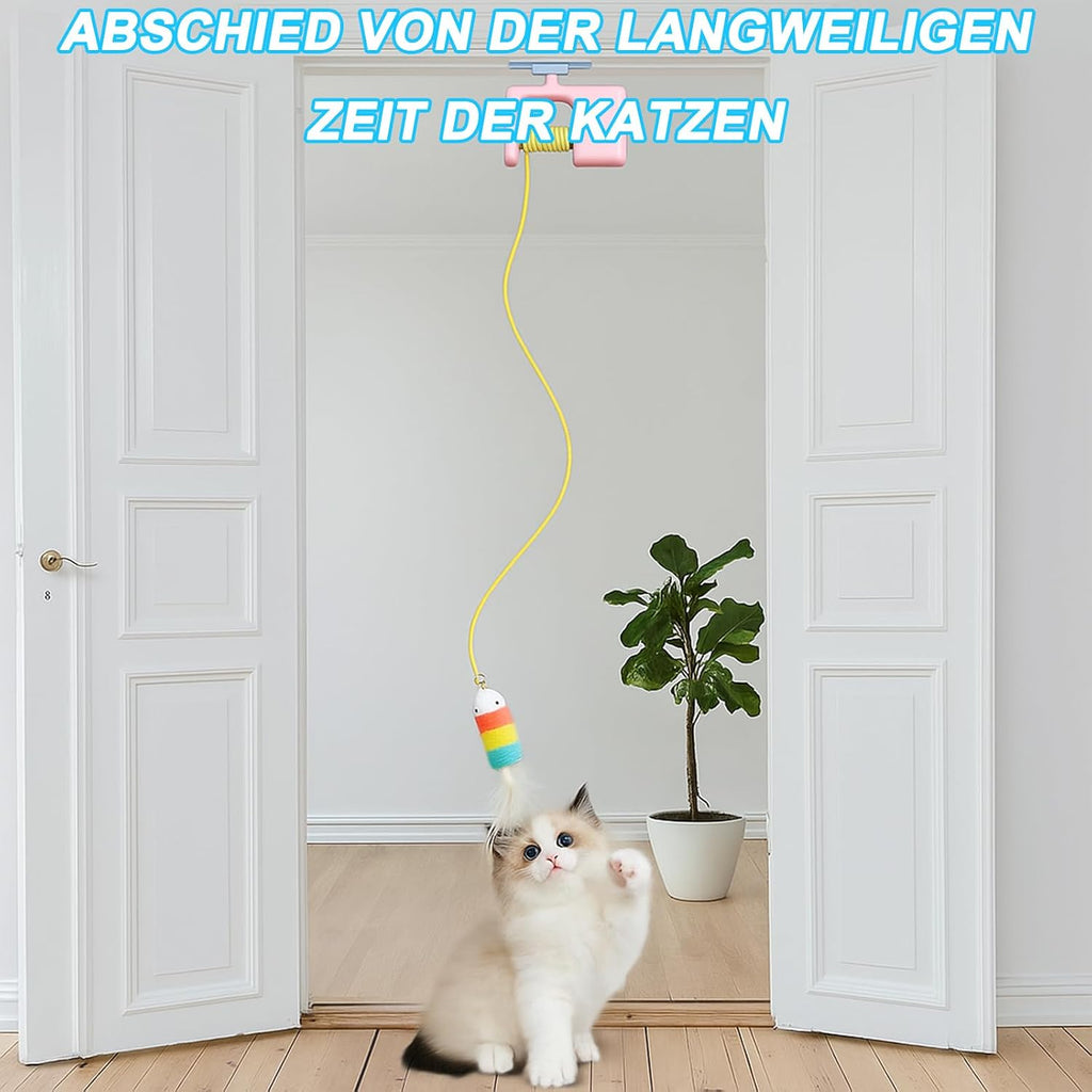 Katze Katzenspielzeug Türrahmen Hängend Interaktiv Plüsch 1 Stück