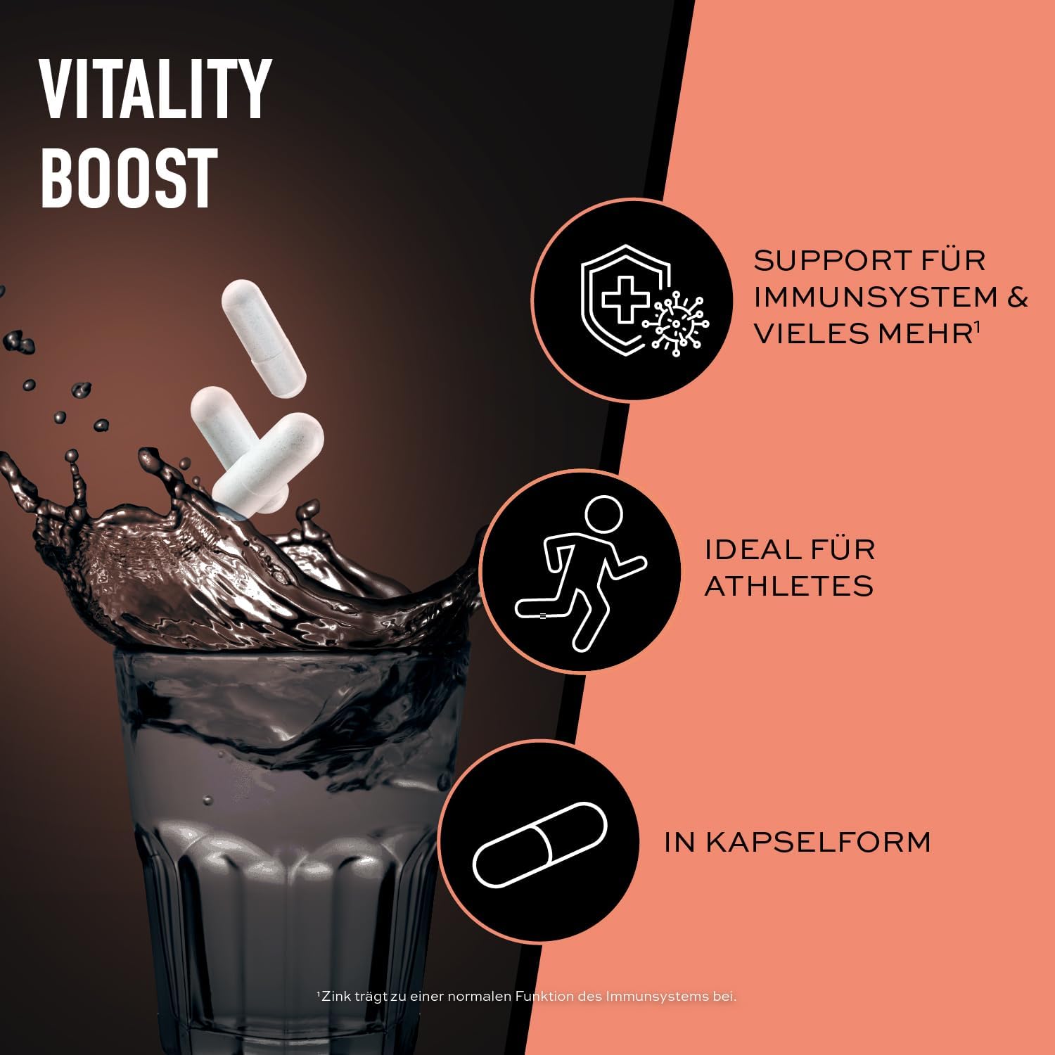 ESN Zink 120 Kapseln Zinkbisglycinat 25 mg pro Kapsel vegan