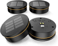 GEARLITE Solarbatterie 800 mAh mit Solarpanel fuer Solarlampe 8 cm, 4er Set