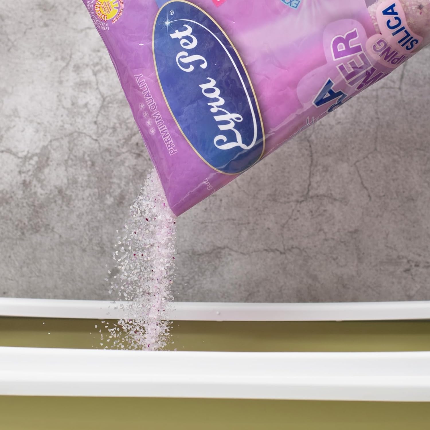 Lyra Pet Power Clumping Silica Katzenstreu 6x5L 30L staubfrei