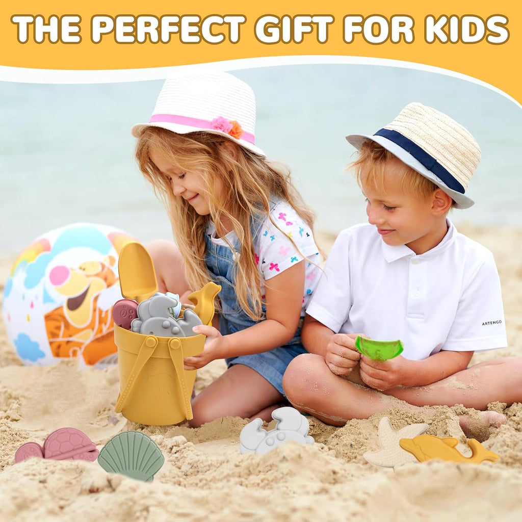 Silikon Sandspielzeug Set 8 Teile Kinder Strandspielzeug
