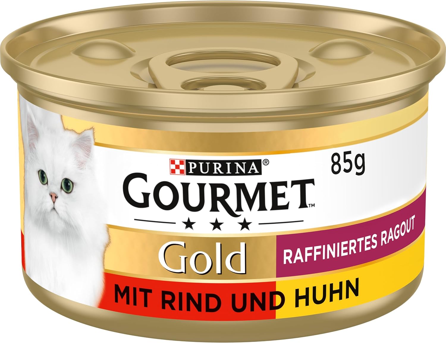 Gourmet Gold Ragout Duetto Katzenfutter nass Lachs und Seelachs