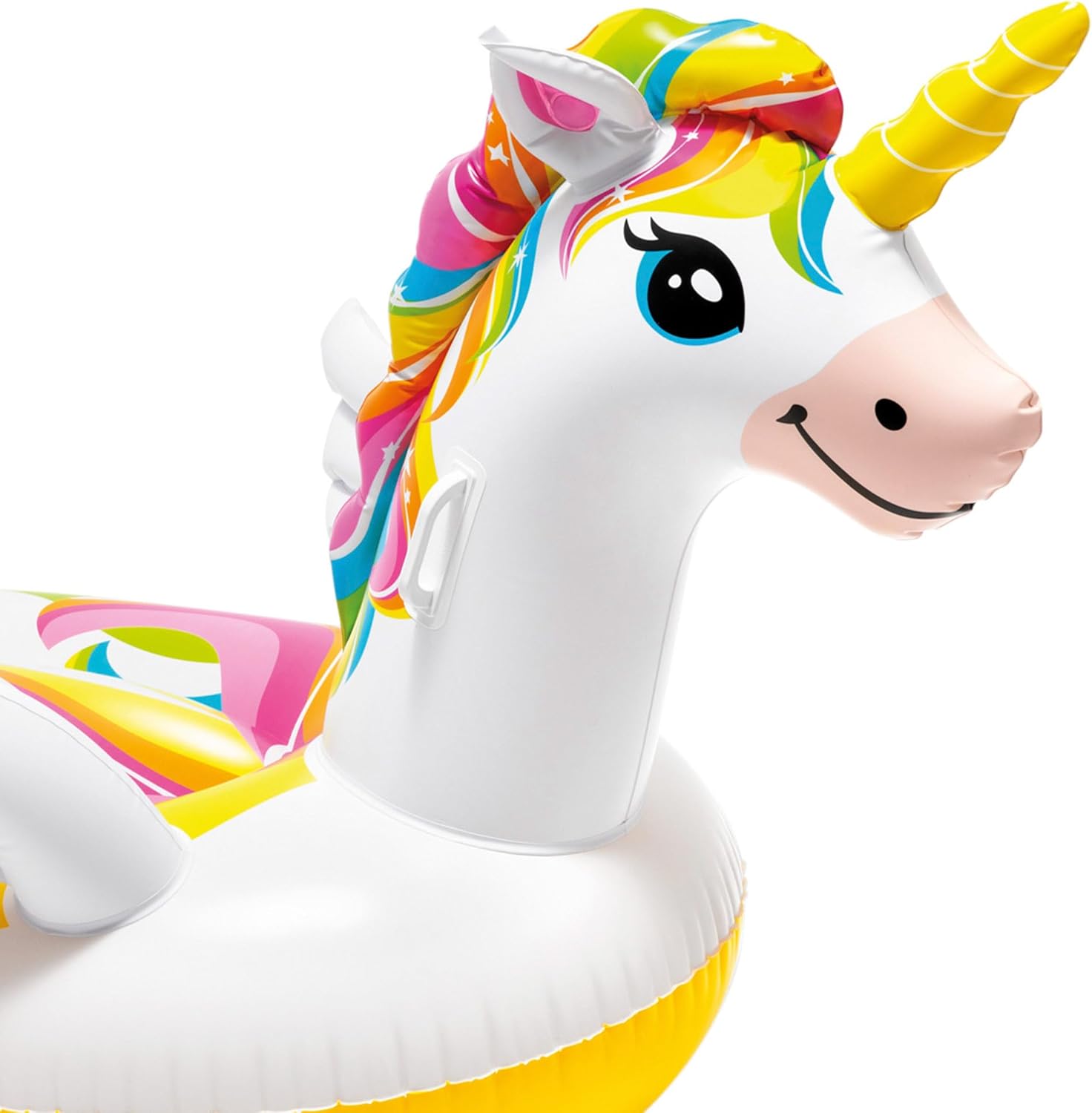 Intex 57561NP Aufblasbares Einhorn Reittier 226x173cm Schwimminsel Pool Luftmatr