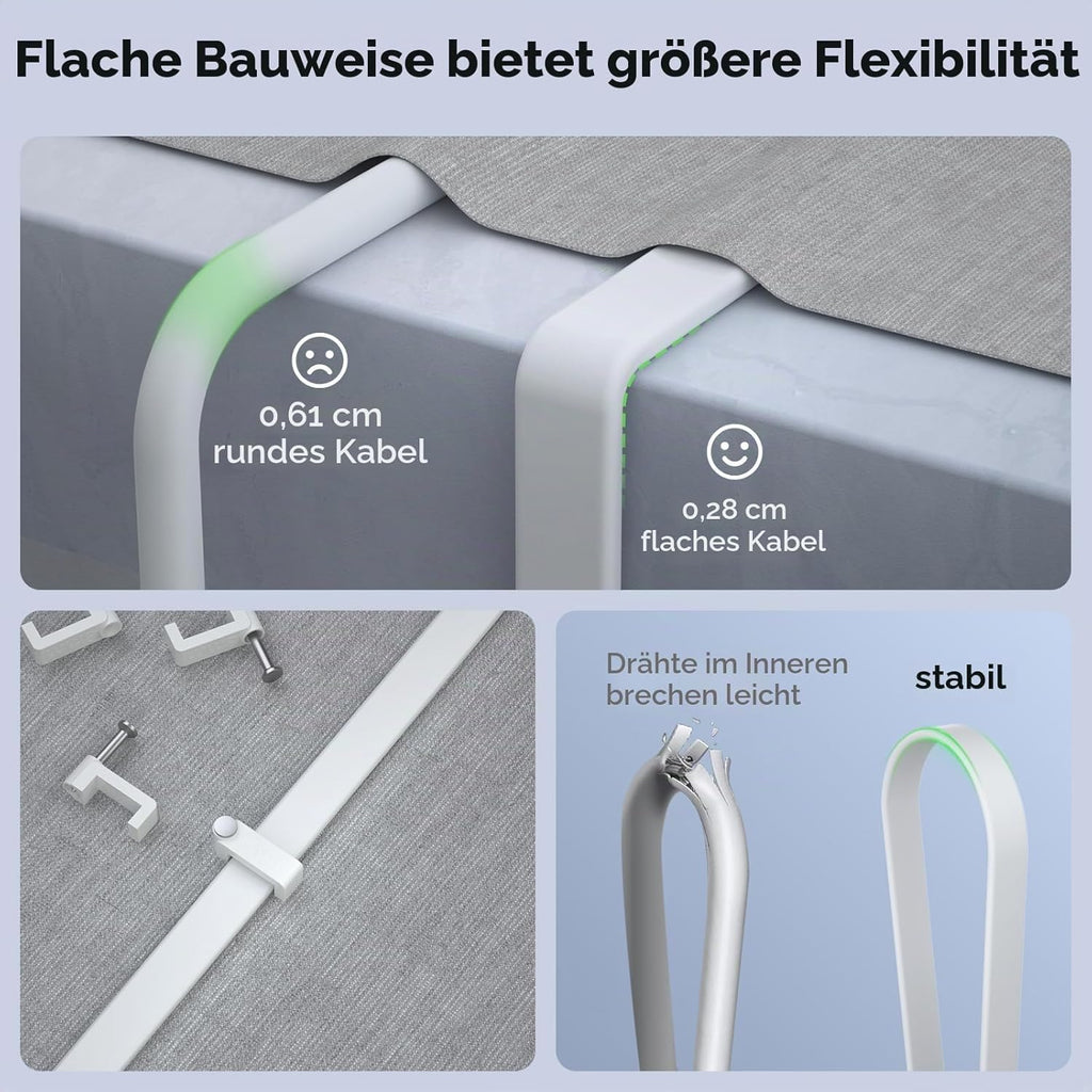 CAT8 Ethernet LAN Kabel 20m 40Gbps 2000MHz RJ45 Netzwerkkabel 0,5m-50m