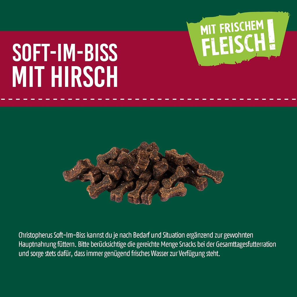 Christopherus Soft-Im-Biss Forelle + Insekt Leckerli fuer Hunde verschieden