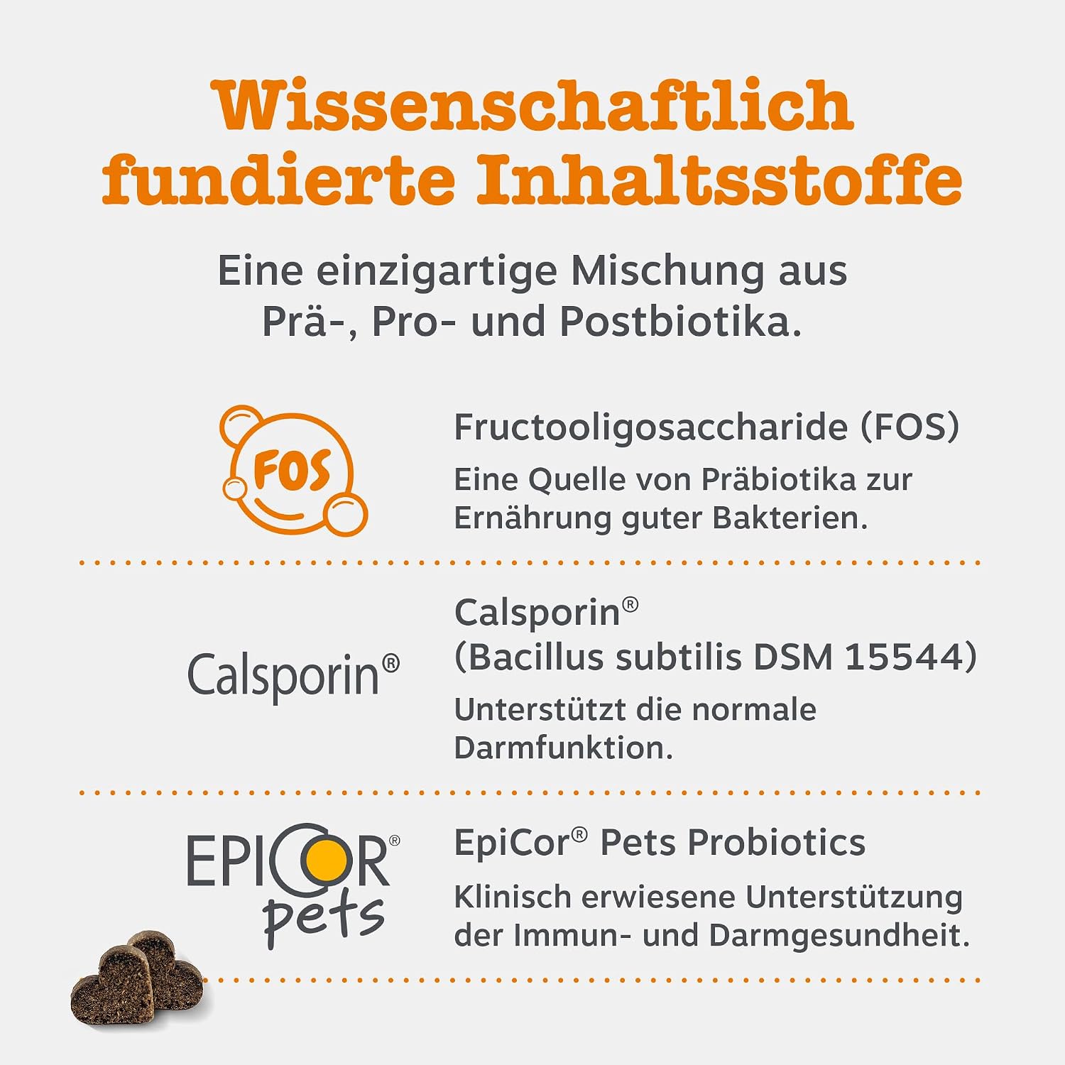 Zesty Paws Probiotika für Hunde 90 Kauleckerlis mit Kürbis & Leinsamen