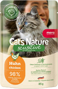 MERA Cats Nature Sensitive Huhn Katzenfutter Nass 12x85g Mono-Protein ohne Getre