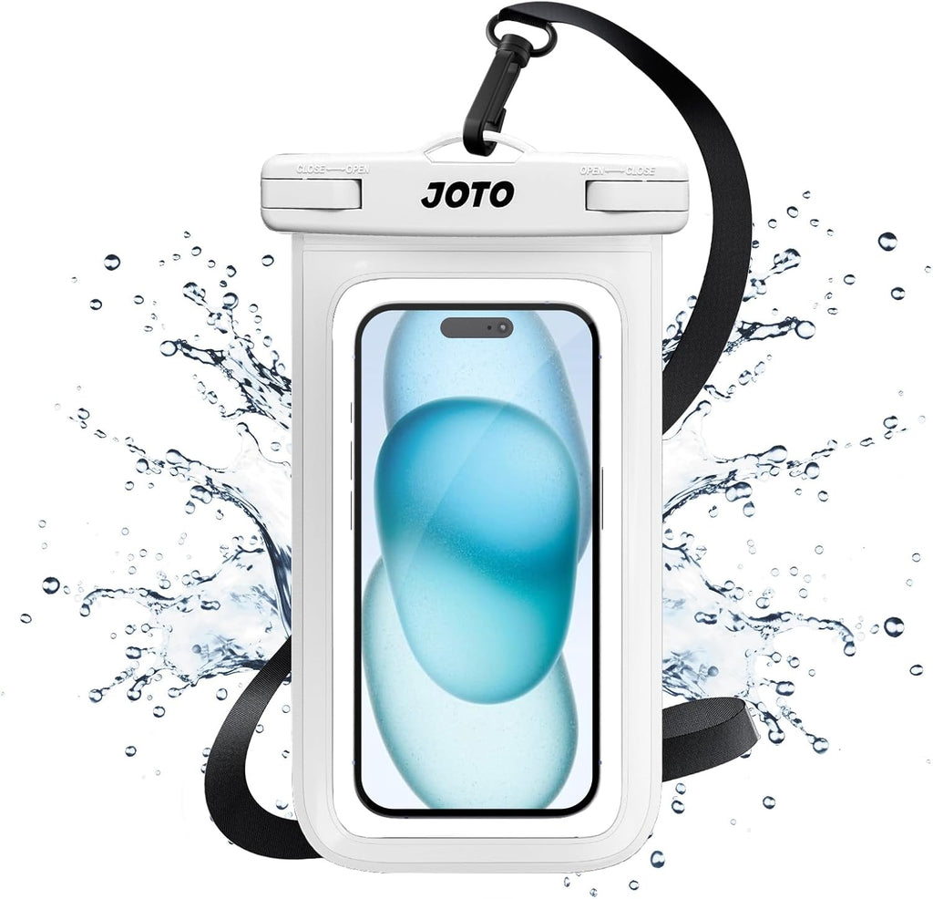 JOTO wasserdichte Handytasche IPX8 bis 7" Universal Huelle Schwarz