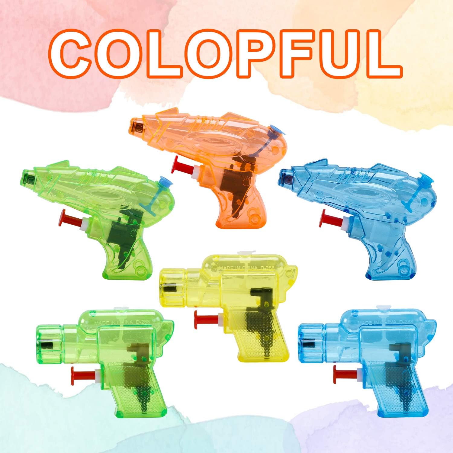 12x Wasserspritze Wasserpistole klein Kinder Sommer Spielzeug Garden Pool