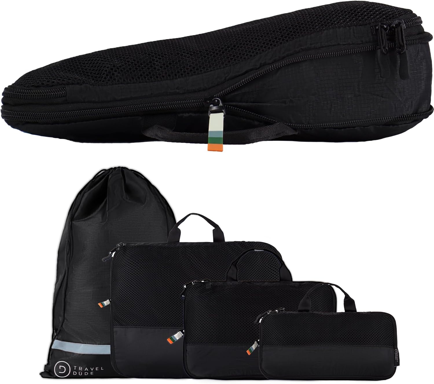 7er Kompressions Packing Cubes Reise-Organizer Set Reisebeutel Packtaschen
