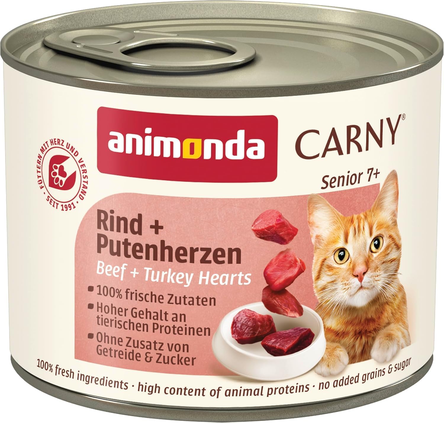 animonda Carny Senior Katzenfutter Rind Huhn Kaese Nassfutter verschie