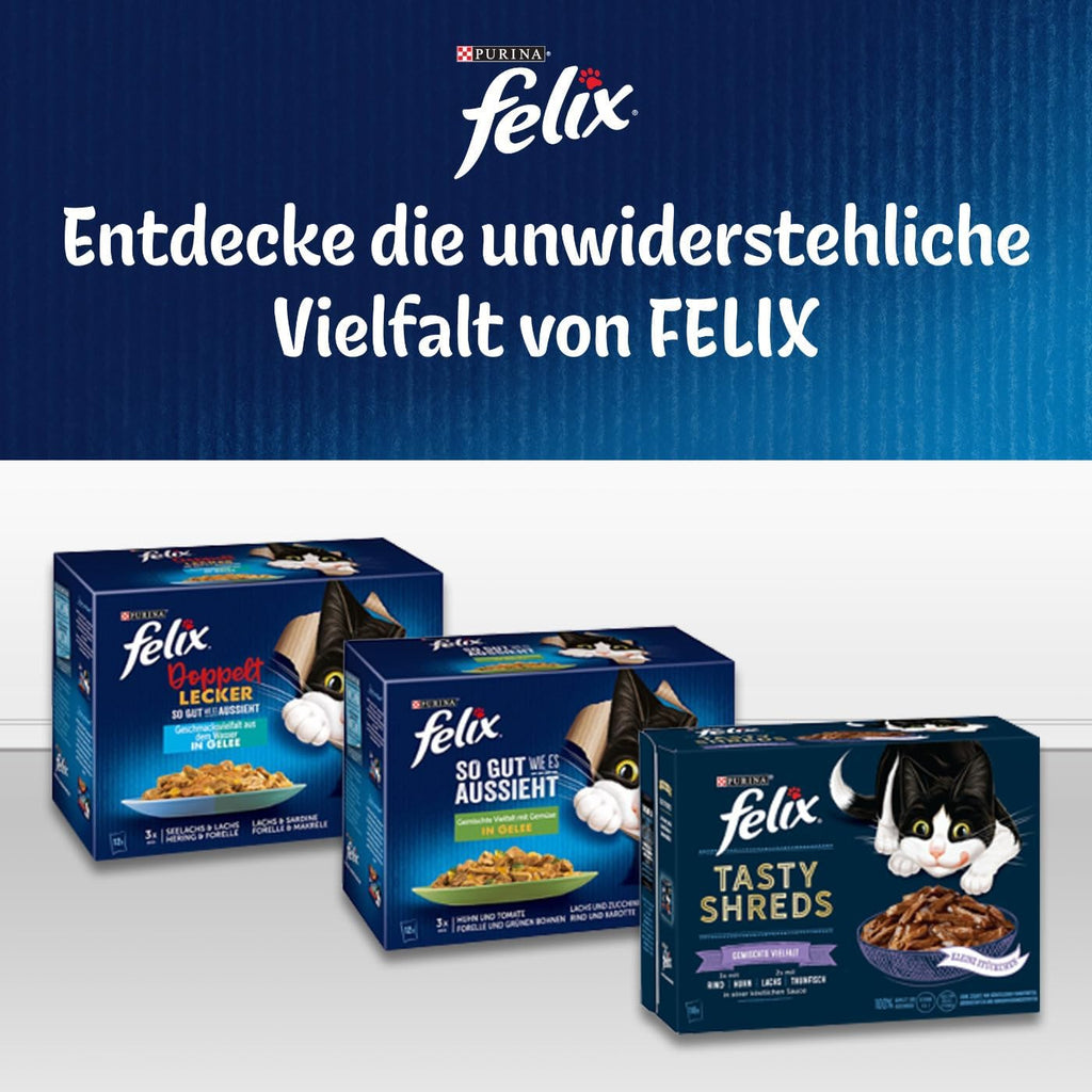 Felix Nassfutter im Gelee Huhn 26 x, verschiedene Sorten