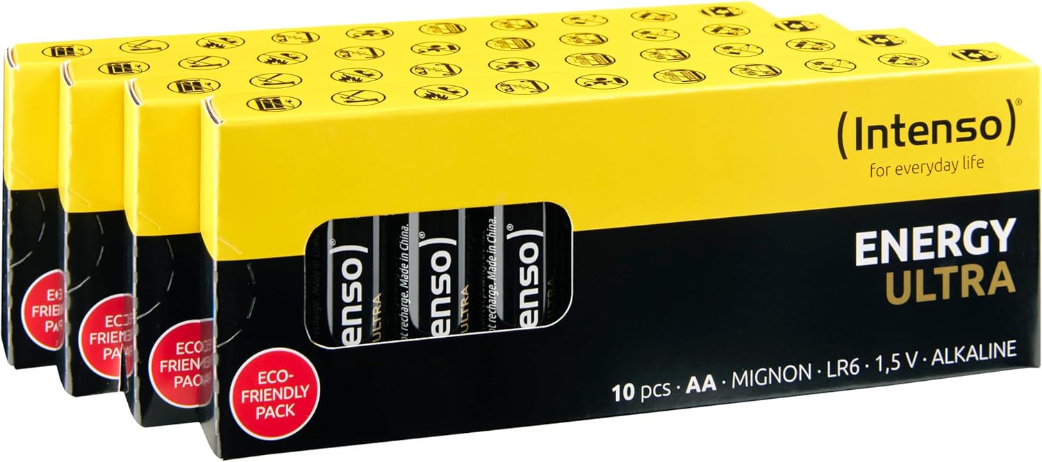 Intenso AAA LR03 Batterie Gelb-Schwarz 40 Stueck