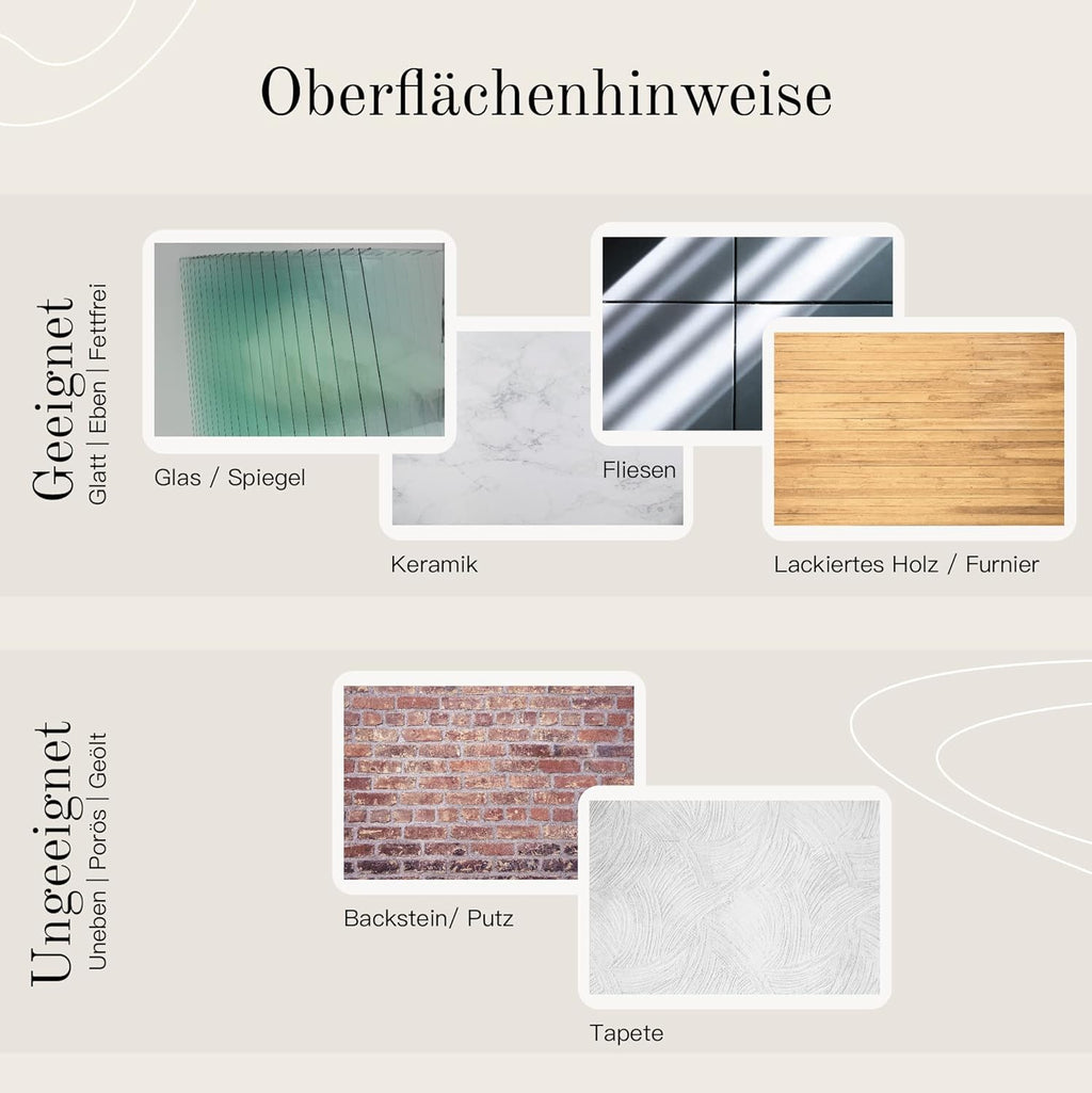 Duschablage selbstklebend 30cm-42cm Badregal ohne Bohren schwarz 42 cm