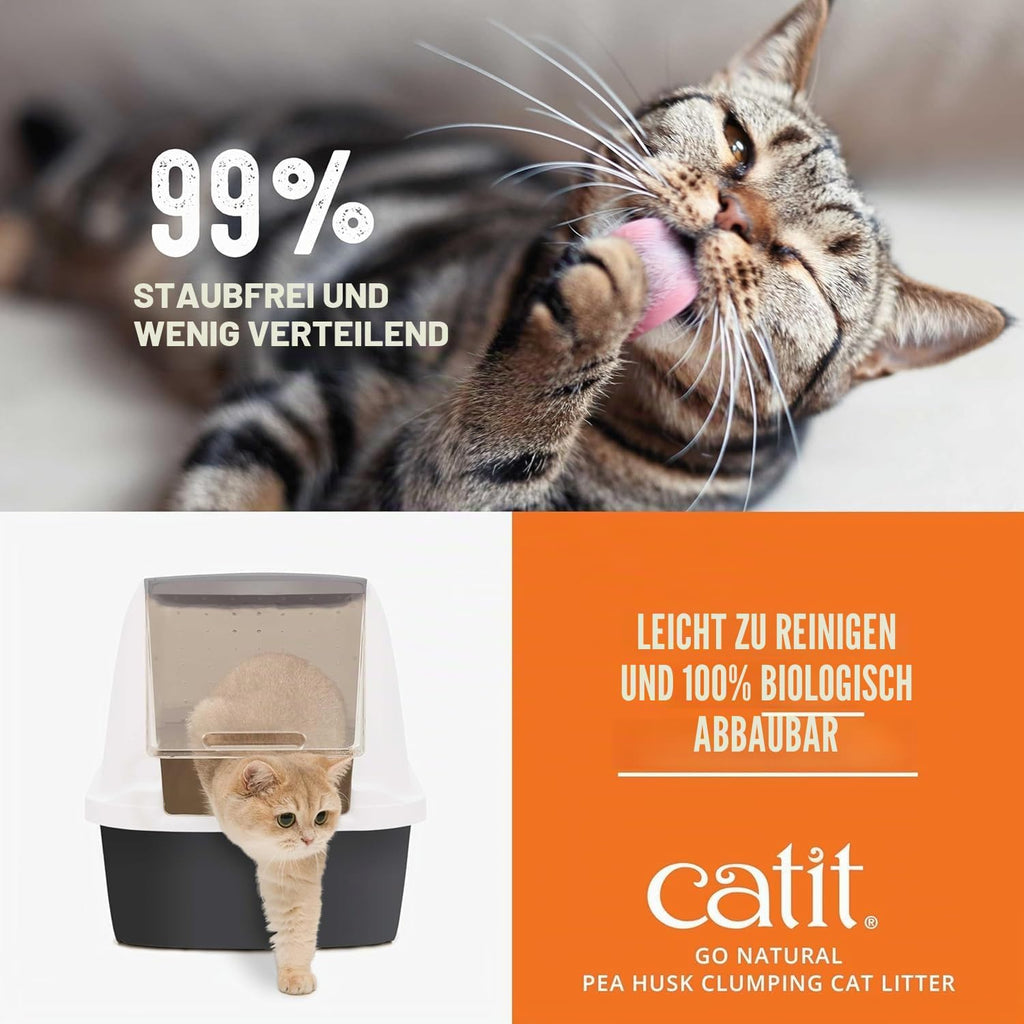 Catit Go Natural Katzenstreu 2,8kg klumpend Lavendel verschiedene Sorten