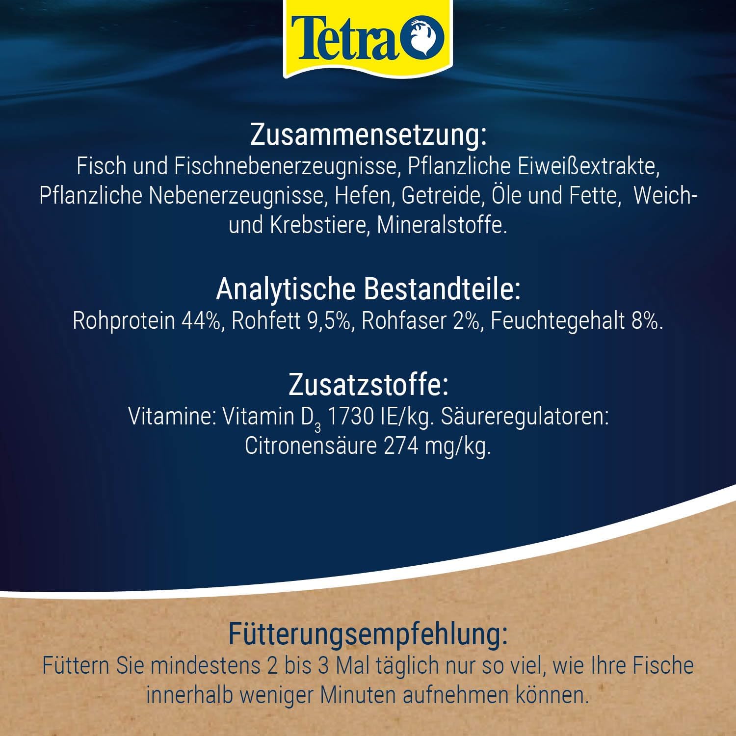 Tetra Goldfish Energy Sticks Fischfutter fuer Goldfische
