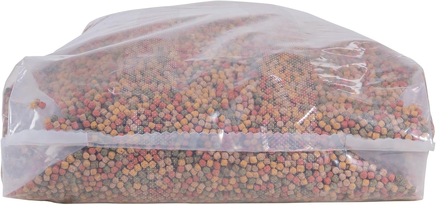 AquaForte Schwimmfutter 15 kg 6 mm mittelgrosses Granulat fuer Zierfische