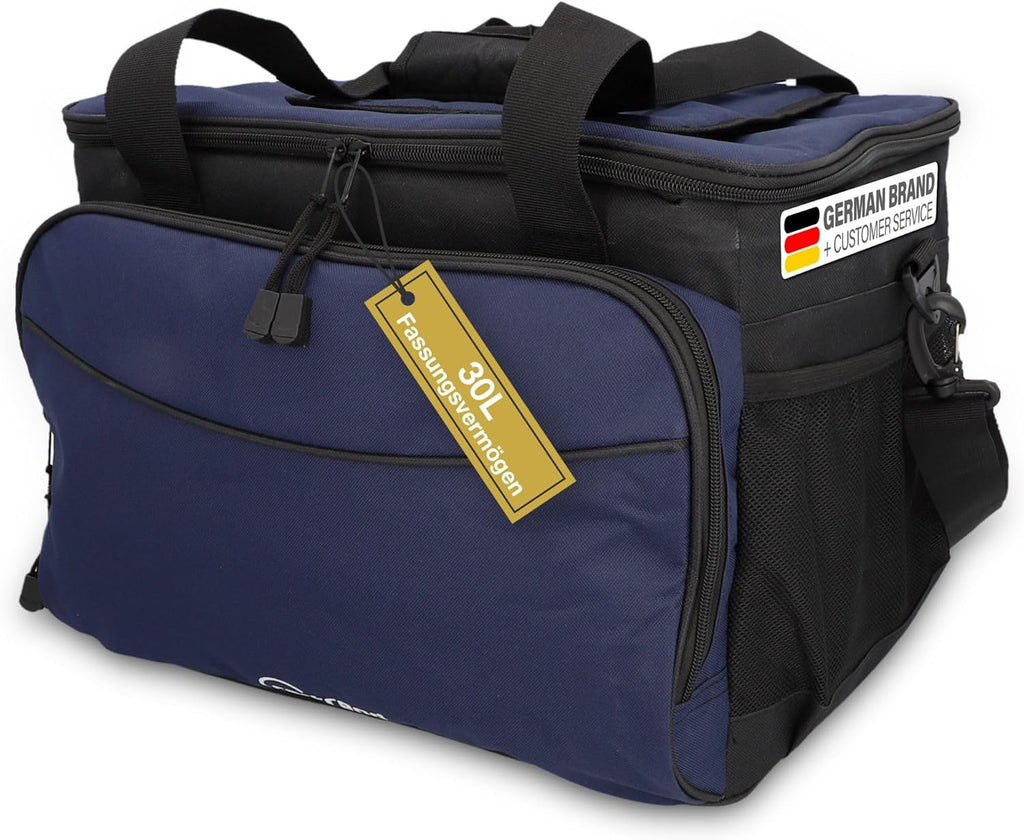 cartrend Kuehltasche mit 12V KFZ-Anschluss 1,5 m Schultergurt Taschen