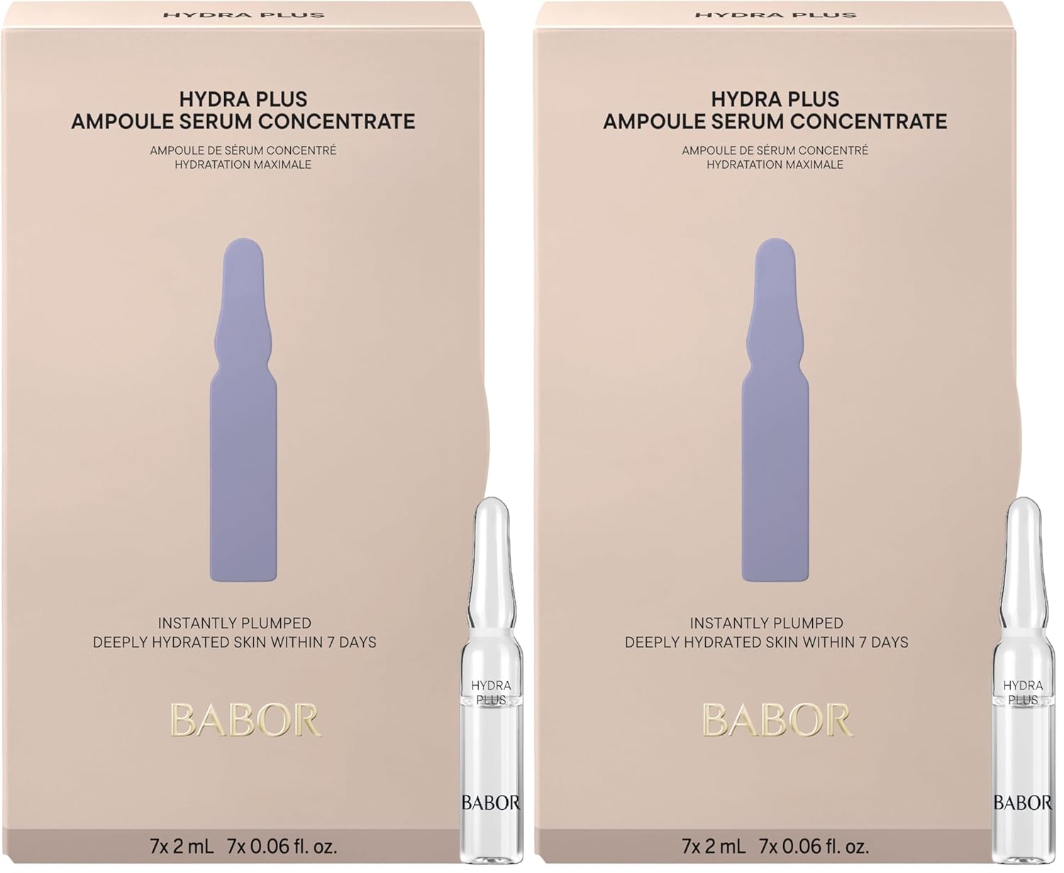 BABOR Hydra Plus Ampullen 7× Hyaluronsaeure Vegan Gesichtspflege