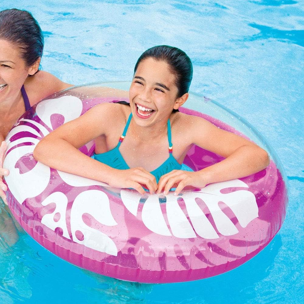 Intex Aufblasbarer Schwimmring 91 cm Vinyl mit Griffen 61cm-91cm