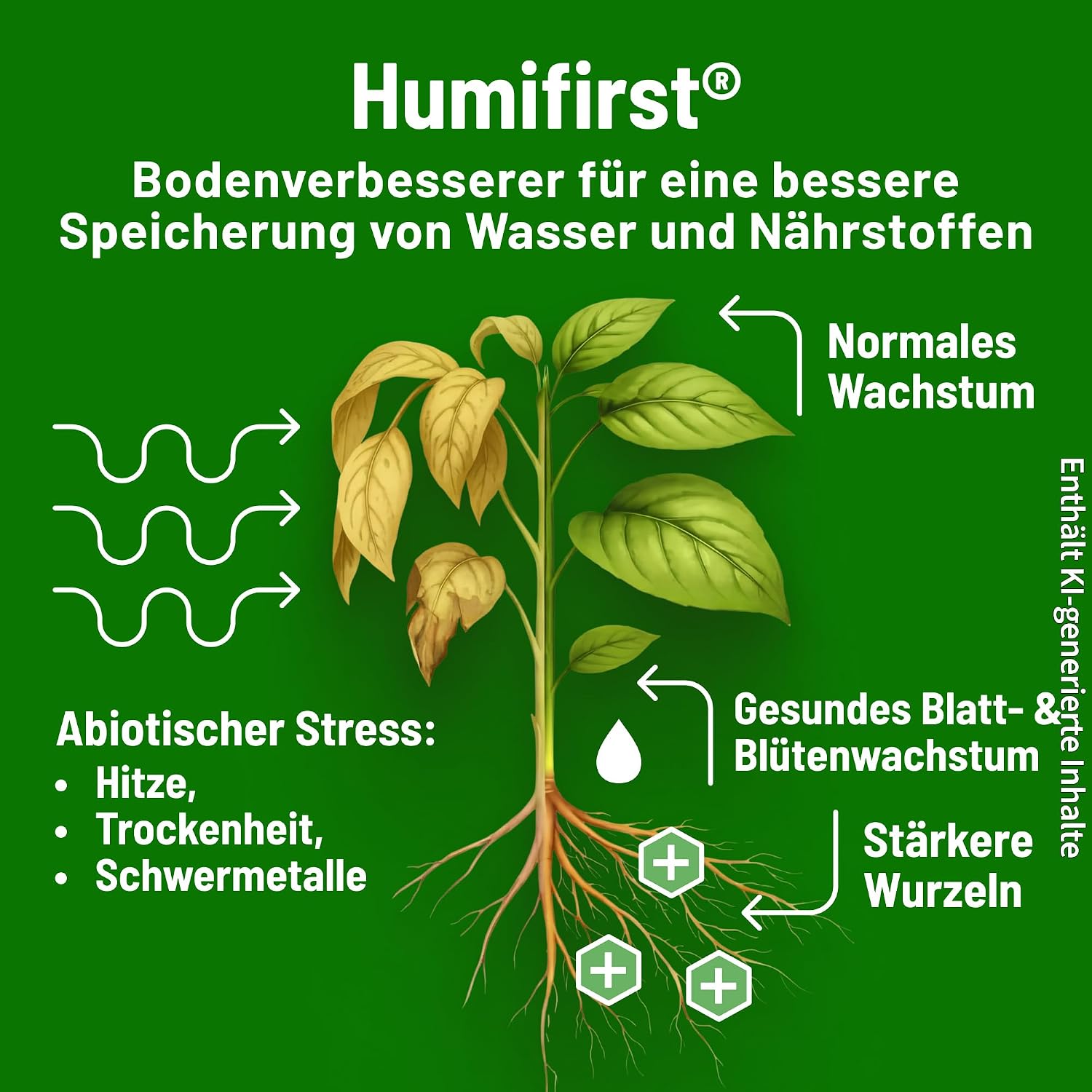 Substral Universal Fluessigduenger fuer alle Gartenpflanzen mit Humifirst