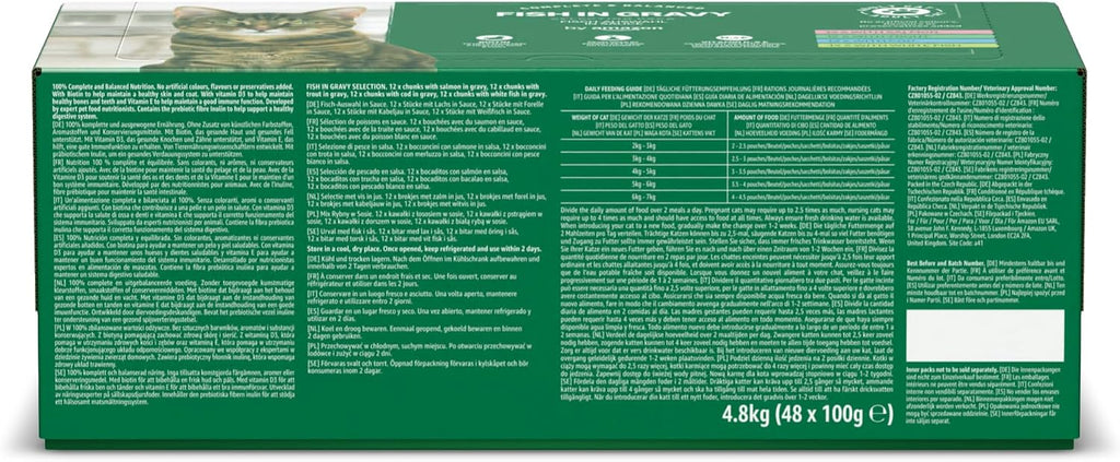 Katzenfutter nass 48er Pack verschiedene Sorten in Sauce