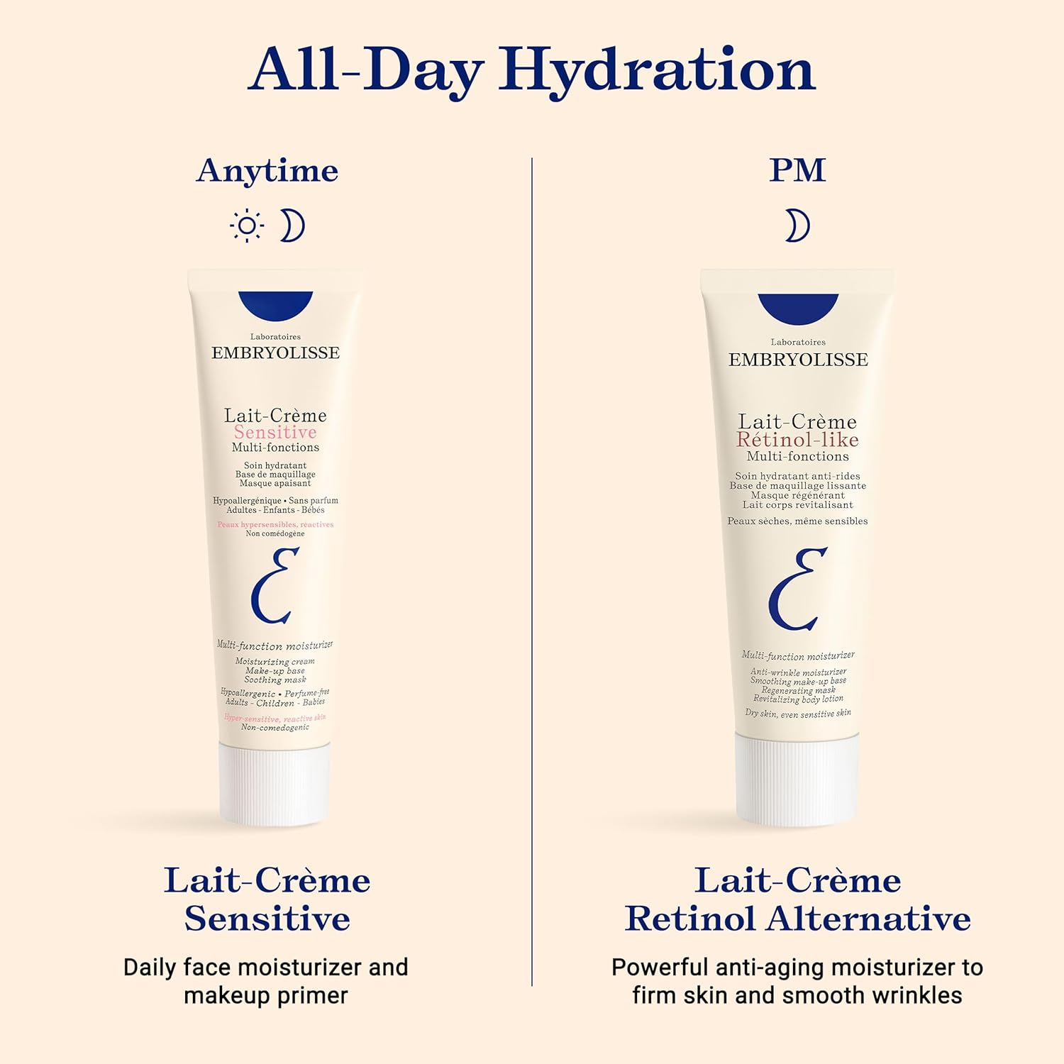 Lait-Crème Sensitive 100 ml Gesichtscreme fuer empfindliche Haut