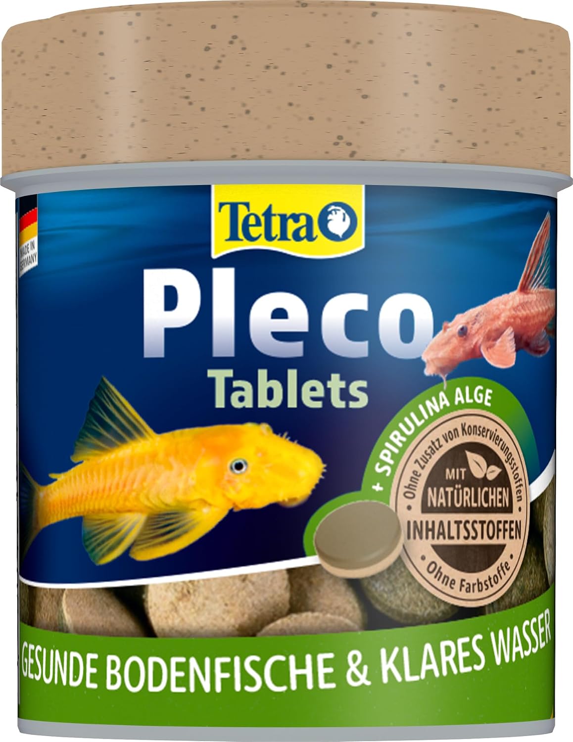 Tetra Pleco Tablets Fischfutter fuer pflanzenfressende Welse