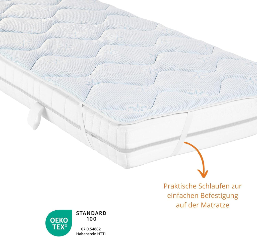 sleepling Matratzenauflage 180x200 cm, Matratzenschoner 180 x 200 cm fuer Sommer