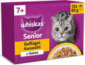 Whiskas Senior 7+ Nassfutter verschiedene Sorten 12 x (4er Pack)