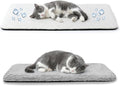 Pet Prime Katzen Fensterliege 90x28 cm rutschfestes Fensterbrettkissen grau