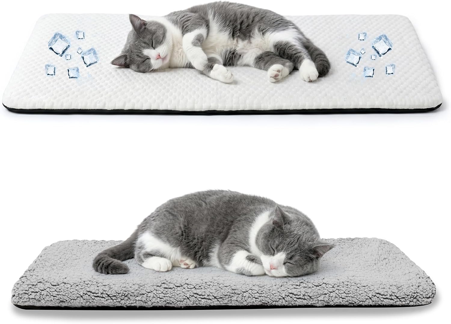 Pet Prime Katzen Fensterliege 90x28 cm rutschfestes Fensterbrettkissen grau