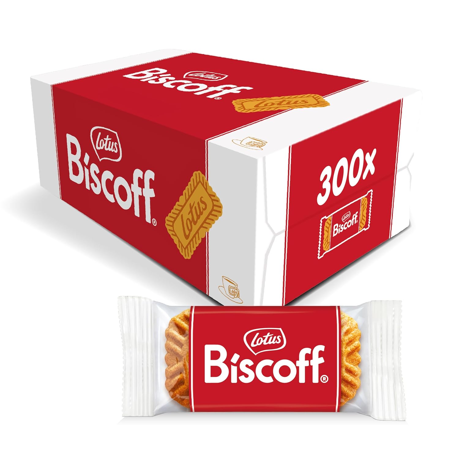 Lotus Biscoff karamellisierter Keks einzeln verpackt 300 Stueck Ei enthalten