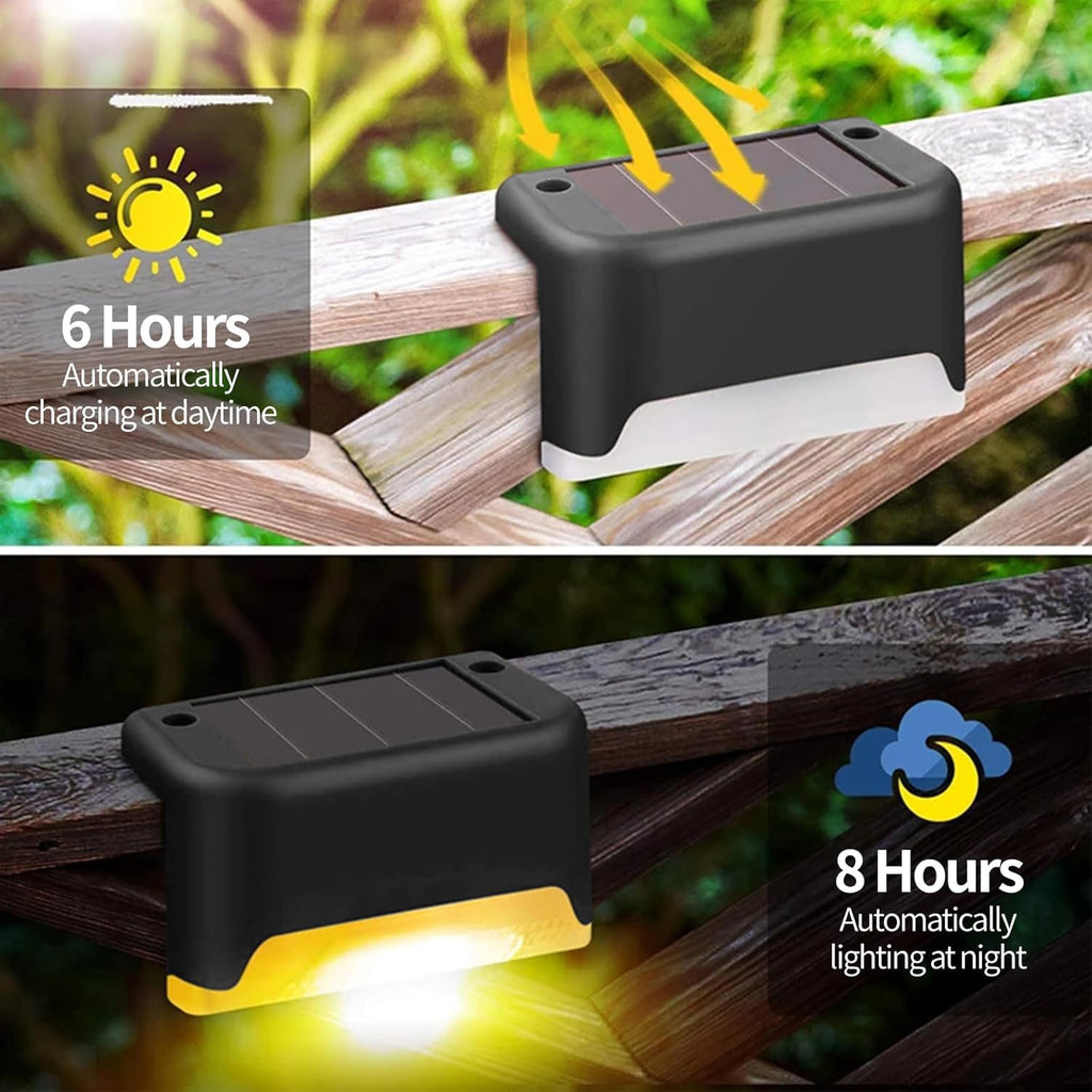 CNMTCCO Solarleuchten aussen 12er Set schwarz Warmweiss Garten Wegebeleuchtung