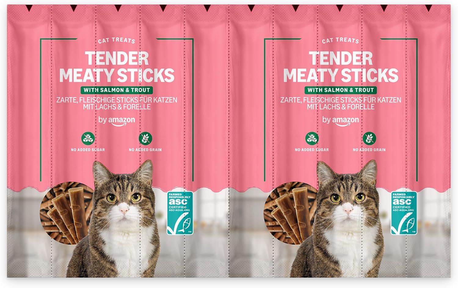 by Amazon Katzensnack Sticks mit Huhn und Leber verschiedene Sorten