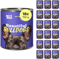 HEY HOLY Nassfutter Bulldogge 6x750g Lachs hochvertraeglich natuerliche Zutaten