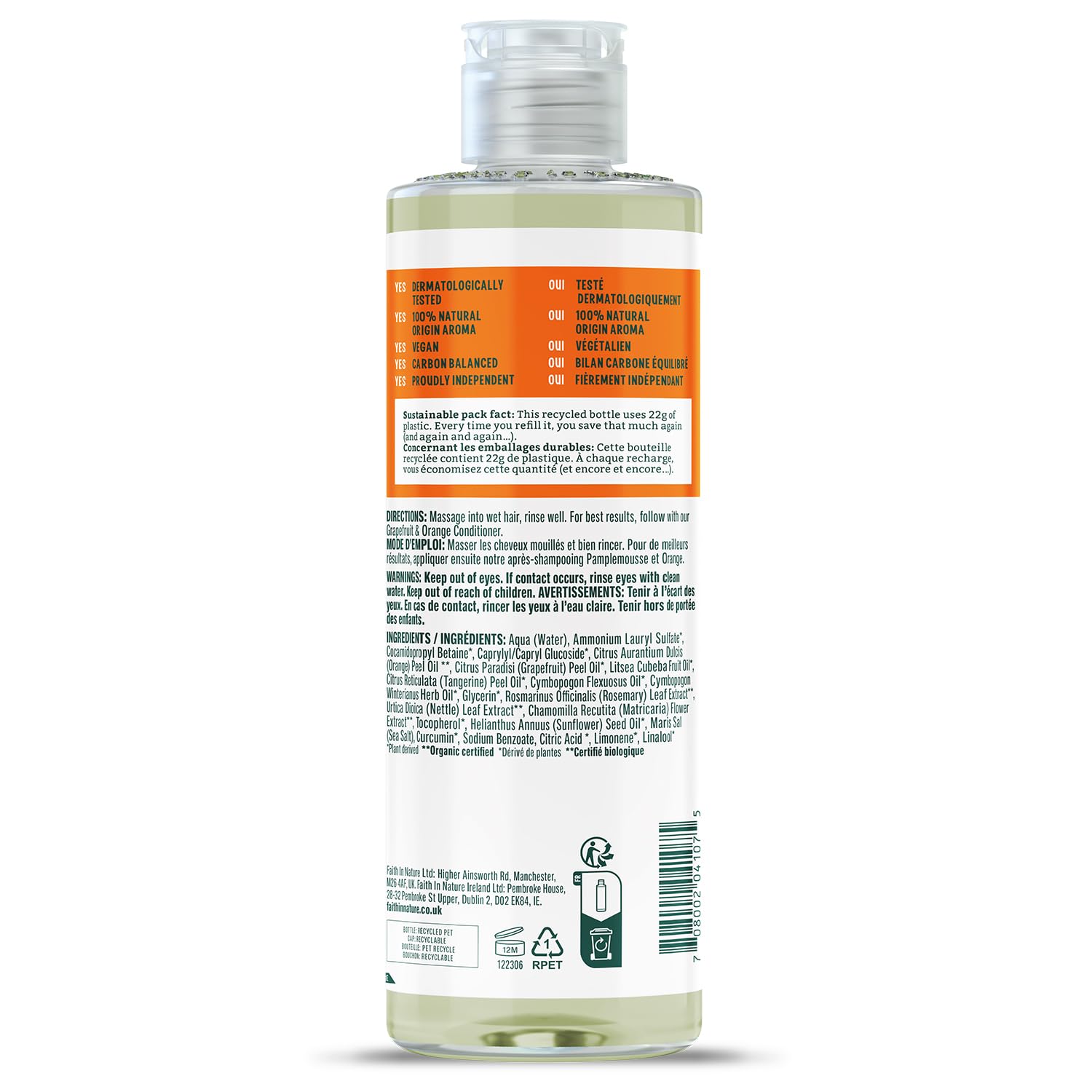 Faith in Nature Shampoo Kokosnuss fuer normales bis trockenes Haar