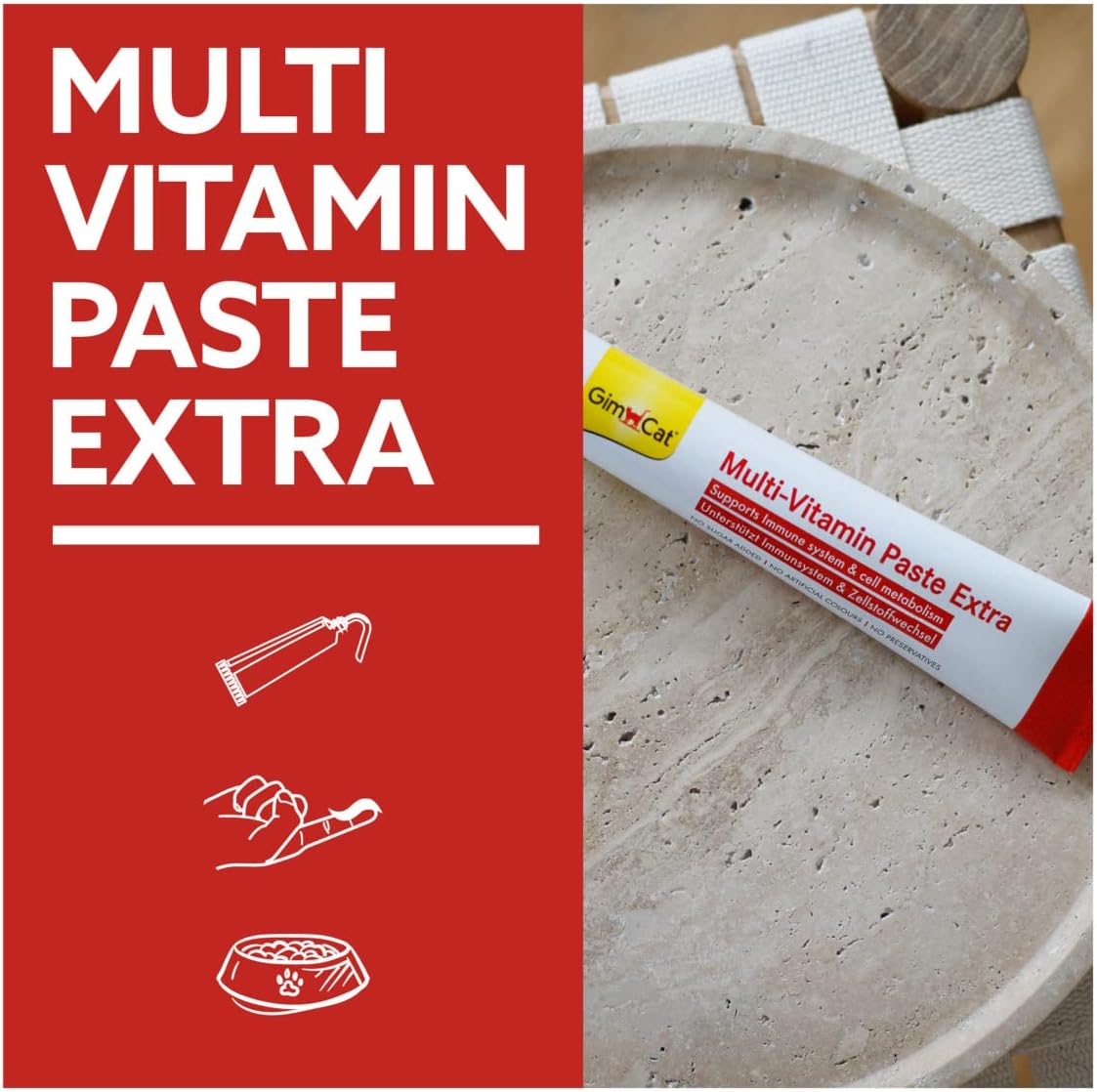 GimCat Multivitamin Paste mit Fischöl Katzenpaste 100 g Tube