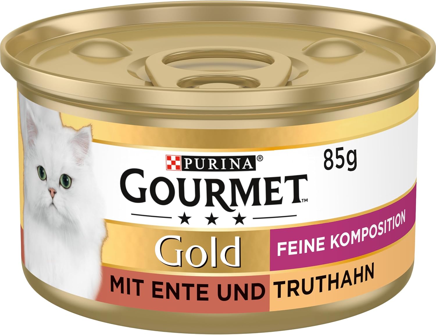 Gourmet Gold Katzennassfutter Rind & Huhn 12 x Feine Komposition