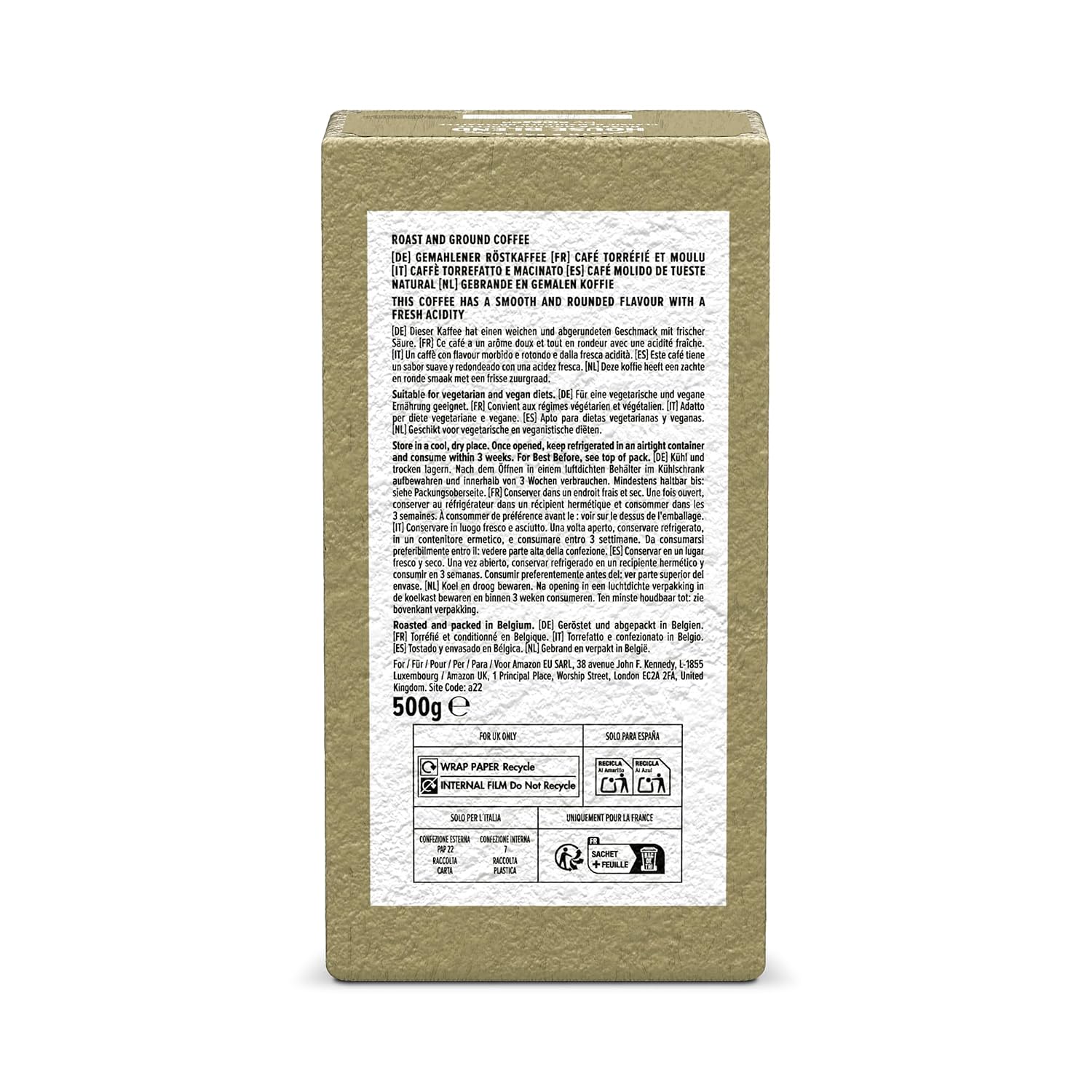 Coffee Classic 100% Arabica gemahlen mittlere Roestung