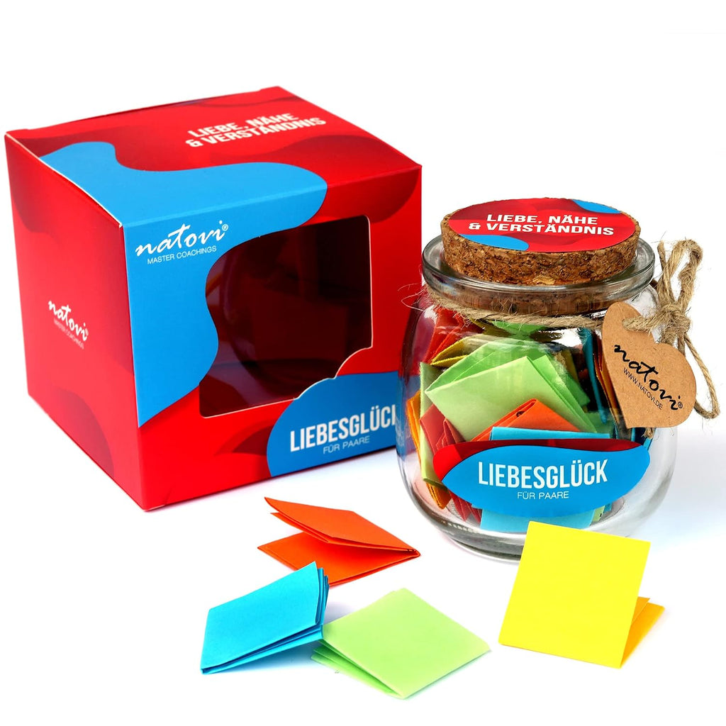 Liebesglueck Paerchen Challenge 52 Karten Geschenk fuer Paare Valentinstag
