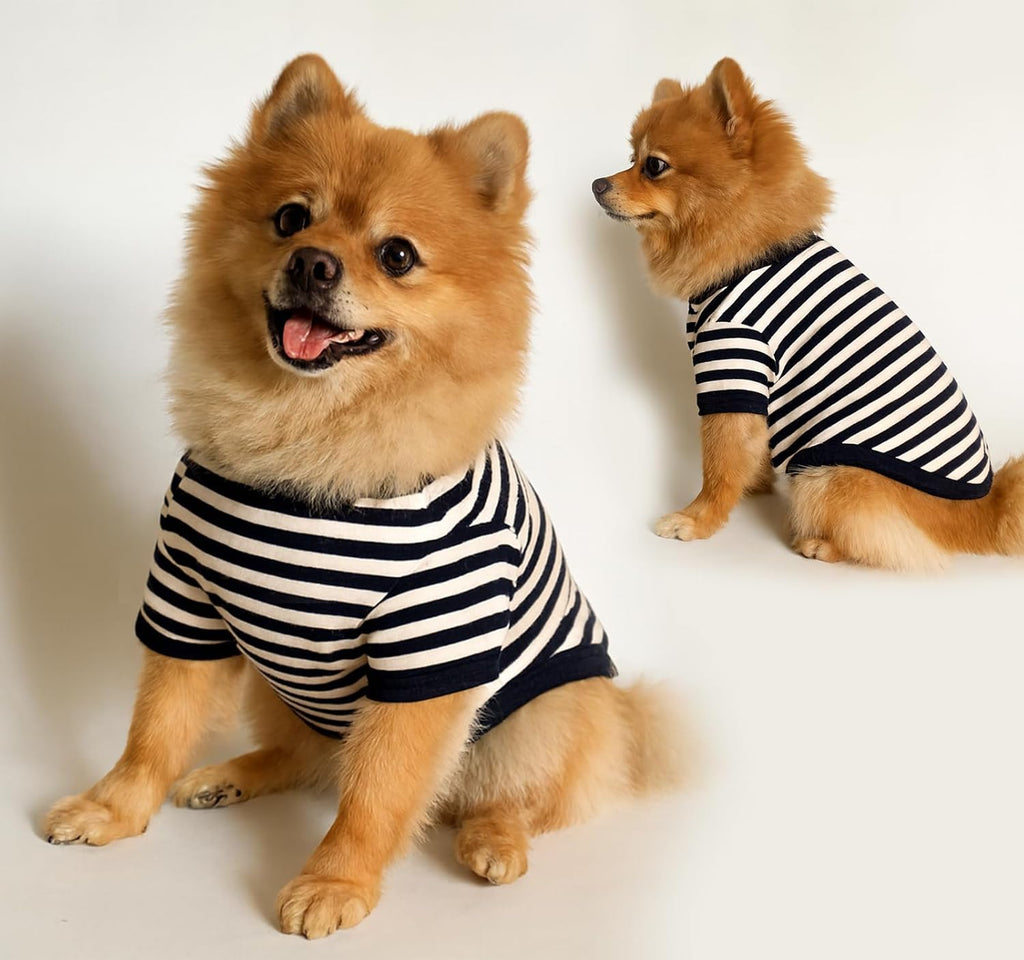 2er Pack Hundeshirts Hundeweste aus Baumwolle aermellos schwarz grau 2XL