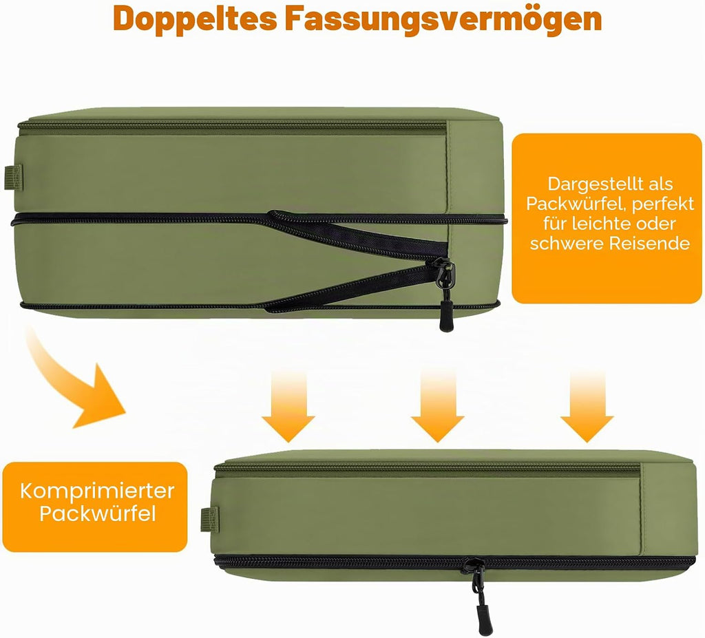 Koffer Organizer Set 8-teilig Packtaschen Packing Cubes Reise Zubehoer