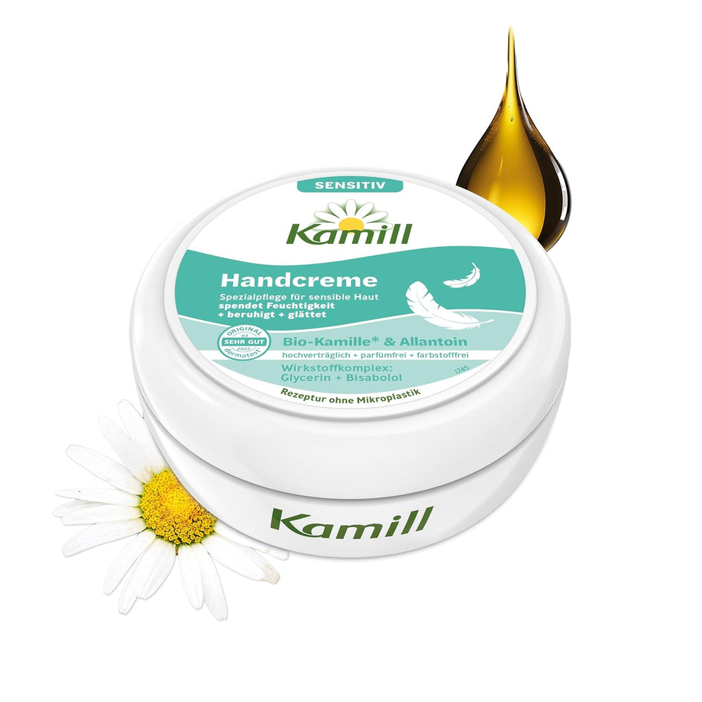 Kamill Handcreme Balsam mit Bio-Kamille Avocadooel Vegan