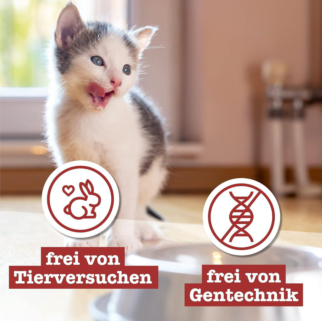 catz finefood Kitten Nassfutter 6x200g Multipack ohne Getreide Zucker